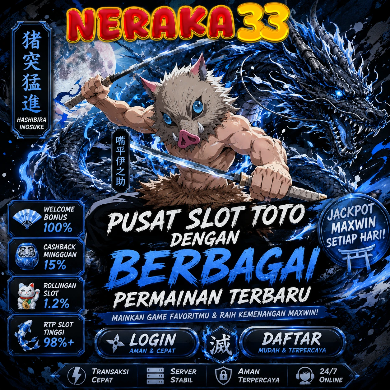 NERAKA33 <<0>> Pusat Slot Toto Dengan Berbagai Permainan Terbaru image 1